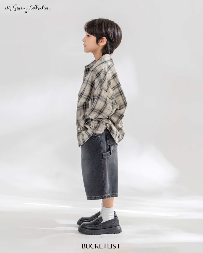 Bucket List - Korean Children Fashion - #kidsstore - 26 Bermuda Denim Pants - 6