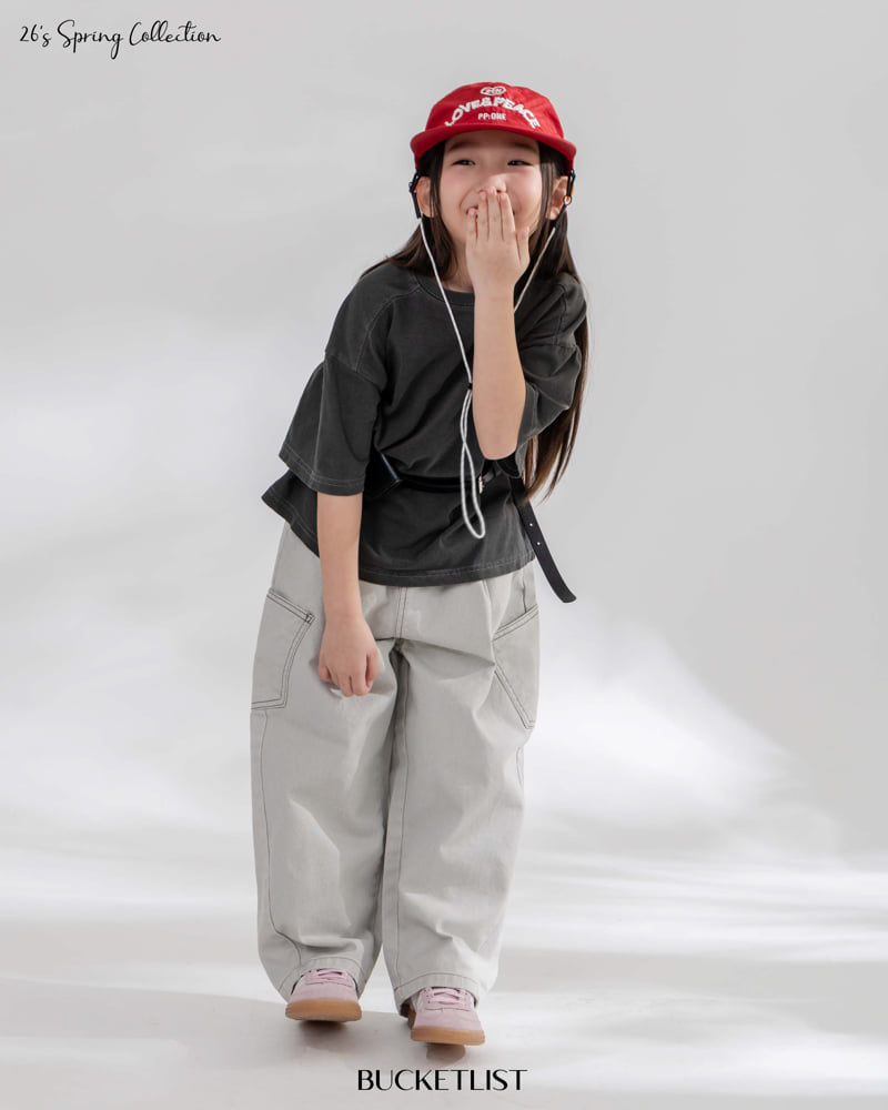 Bucket List - Korean Children Fashion - #kidzfashiontrend - Cation Curve Pants - 8