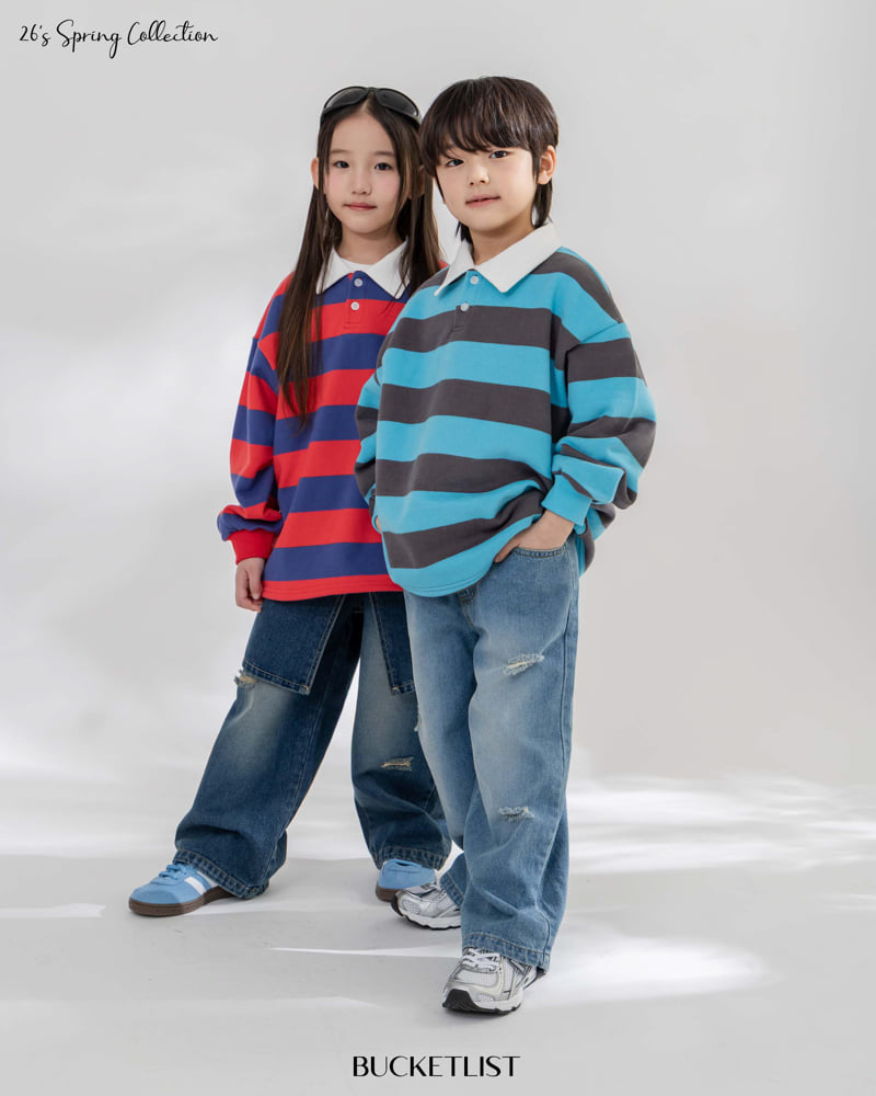 Bucket List - Korean Children Fashion - #littlefashionista - Vintage Denim Pants - 7