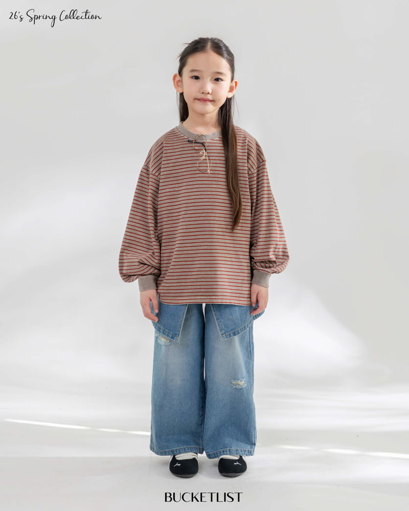 Bucket List - Korean Children Fashion - #littlefashionista - Layered Denim Skirt - 3