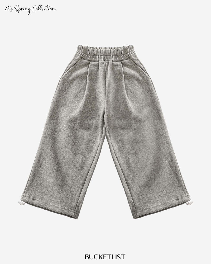 Bucket List - Korean Children Fashion - #magicofchildhood - Wide Sweatpants - 3