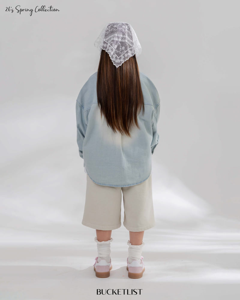 Bucket List - Korean Children Fashion - #magicofchildhood - Dyed Bermuda Pants - 12