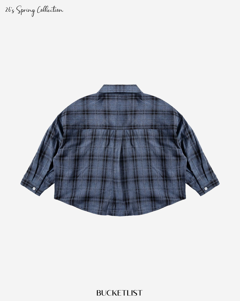 Bucket List - Korean Children Fashion - #magicofchildhood - 26 Dyed Check Shirt - 5