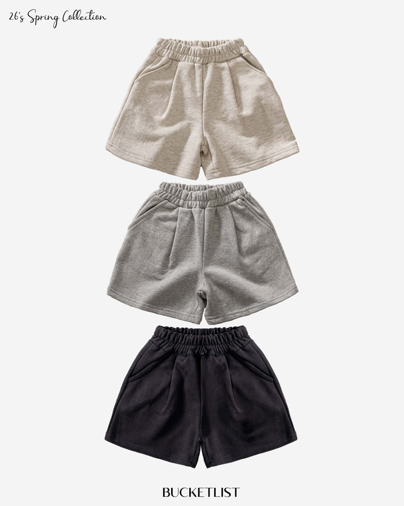 Bucket List - Korean Children Fashion - #minifashionista - Sweat Shorts