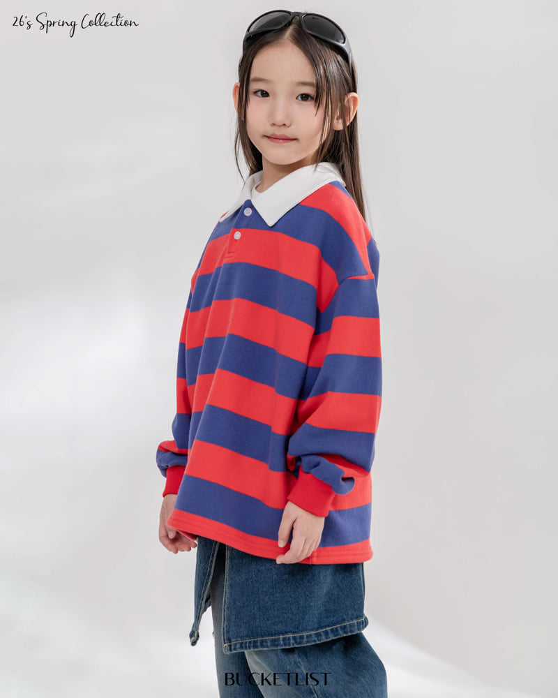 Bucket List - Korean Children Fashion - #minifashionista - Rugby Sweatshirt - 10