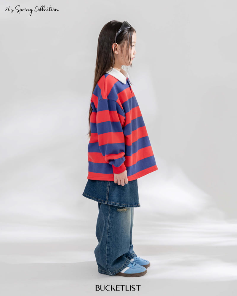Bucket List - Korean Children Fashion - #minifashionista - Vintage Denim Pants - 9