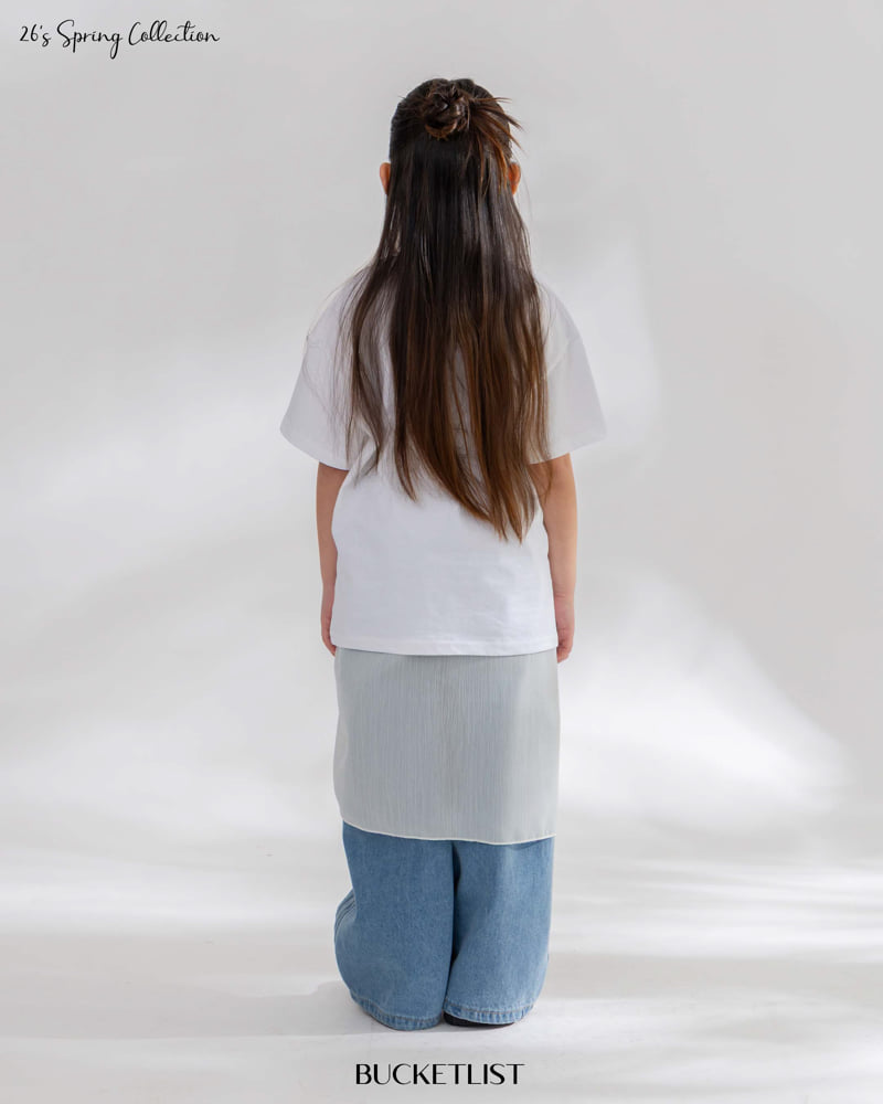 Bucket List - Korean Children Fashion - #minifashionista - Sheer Wrap Skirt - 8