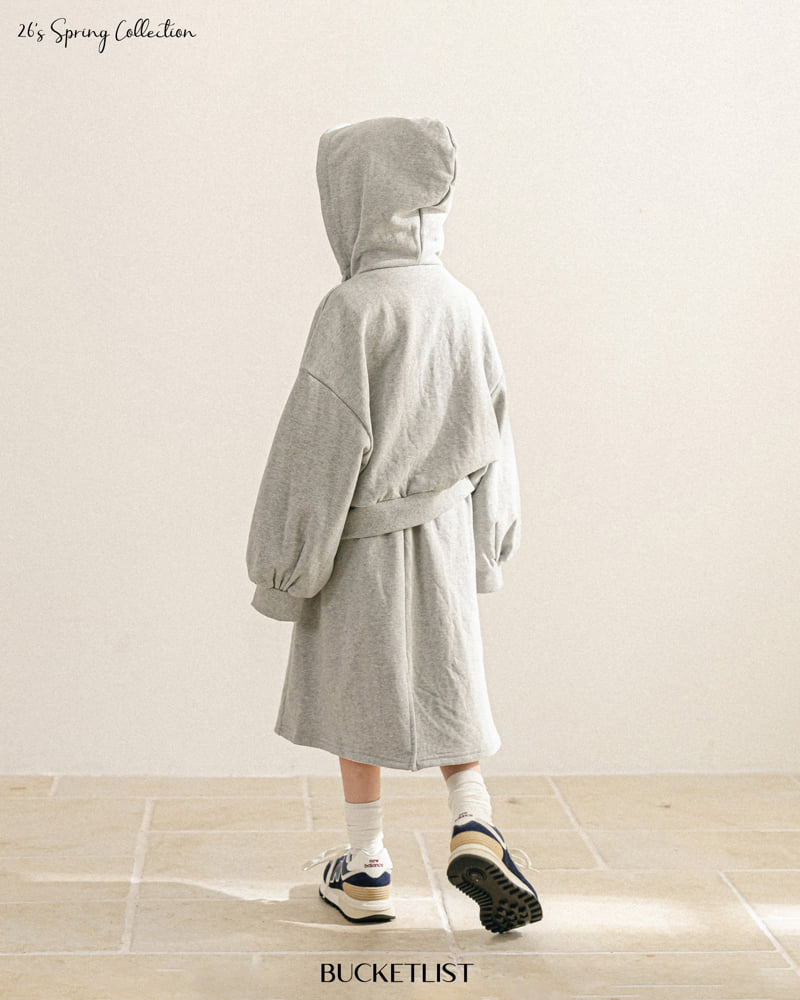 Two-way Crop Hoodie Zip-up by Bucket List for Child - view 9