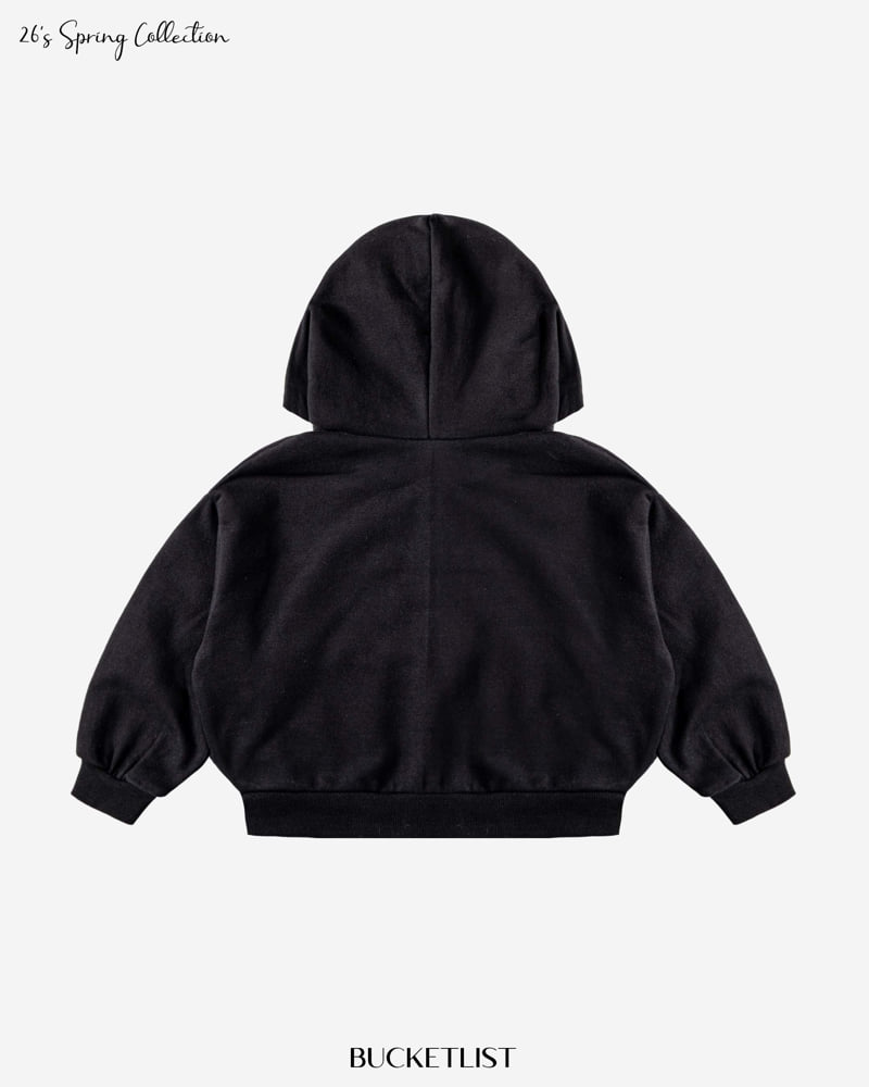 Bucket List - Korean Children Fashion - #prettylittlegirls - Two-way Sweat Hoodie Zip-up - 5