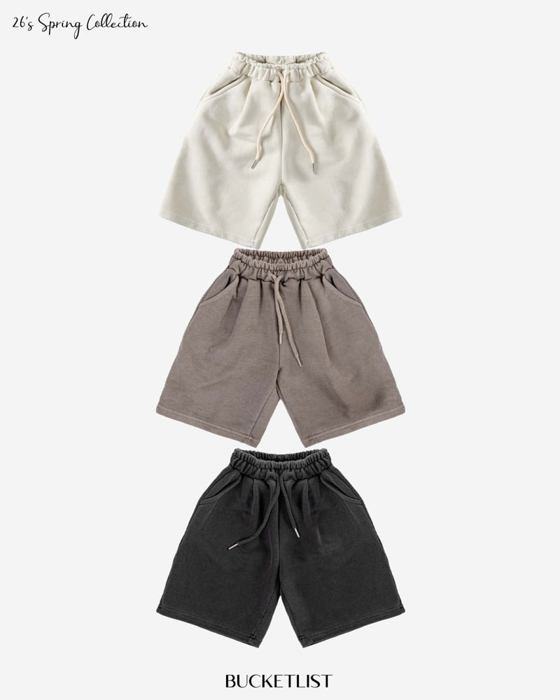 Bucket List - Korean Children Fashion - #stylishchildhood - Dyed Bermuda Pants