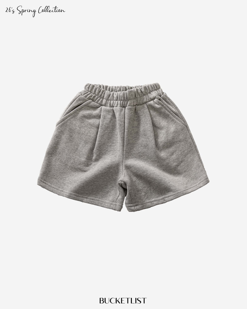 Bucket List - Korean Children Fashion - #todddlerfashion - Sweat Shorts - 3