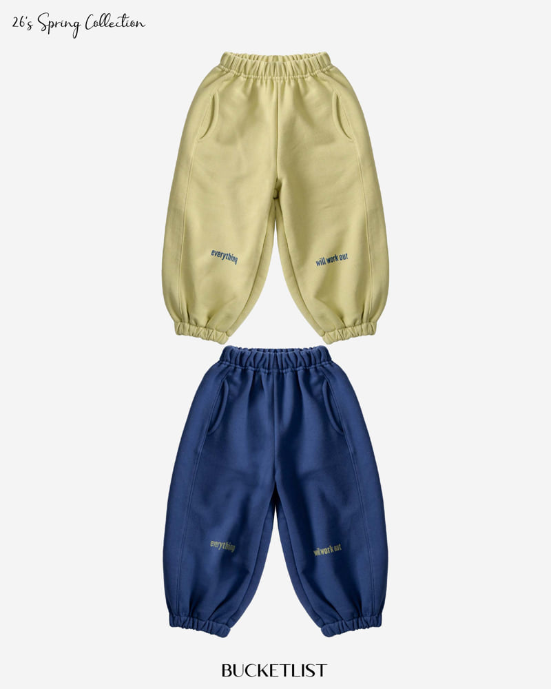 Bucket List - Korean Children Fashion - #todddlerfashion - Numbering Jogger Pants
