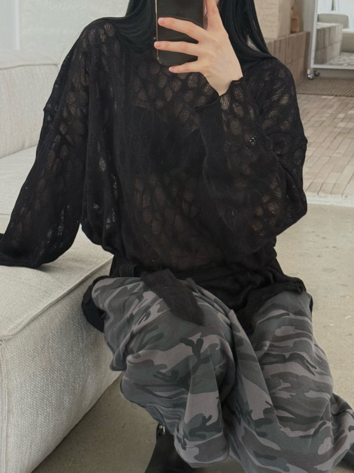 Buckle - Korean Women Fashion - #momslook - Ameba Loose Knit - 7