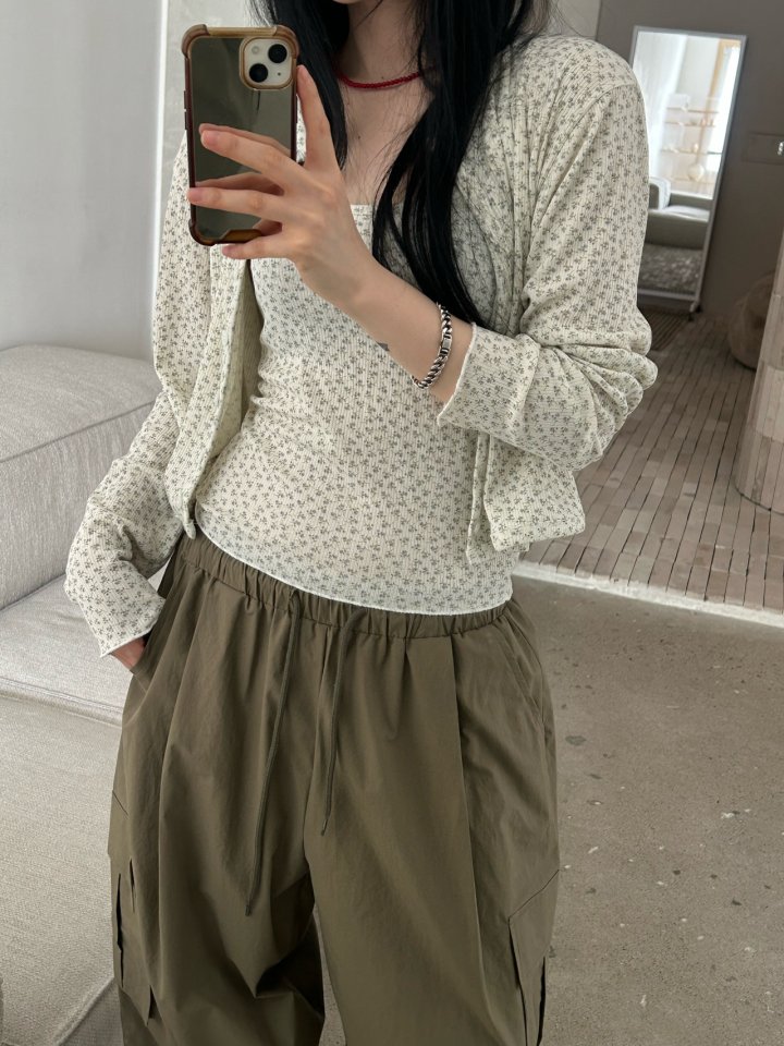 Buckle - Korean Women Fashion - #momslook - Floral Sleeveless Set - 9