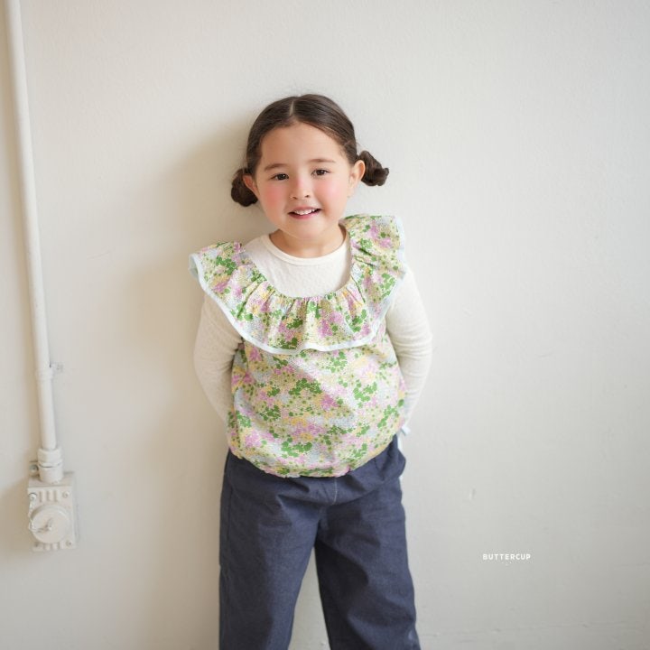 Buttercup - Korean Children Fashion - #Kfashion4kids - Bloom Layered Vest - 6