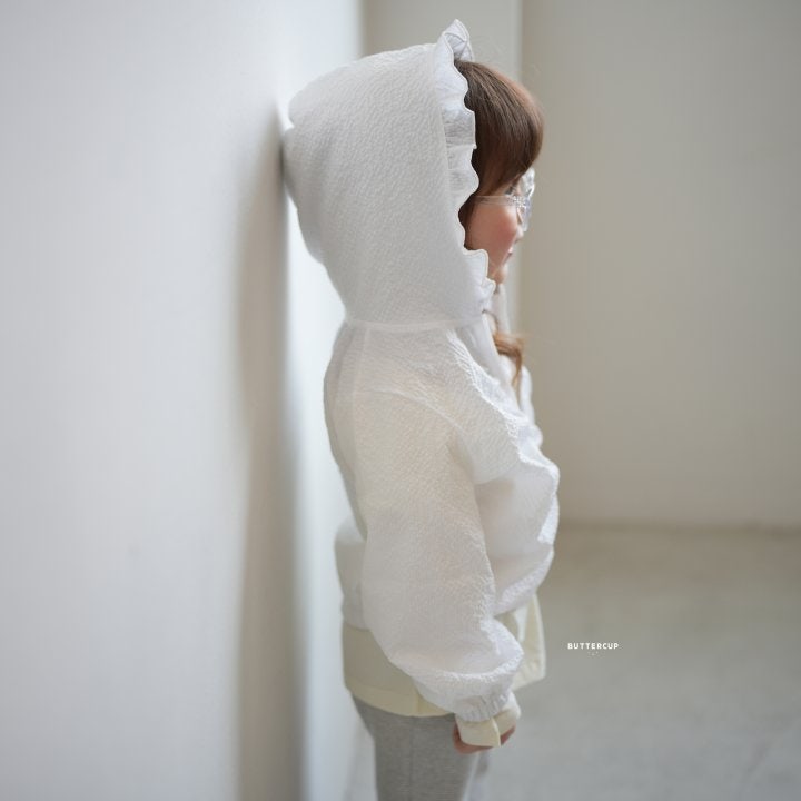 Buttercup - Korean Children Fashion - #Kfashion4kids - Shirring Hood Zip-Up - 5