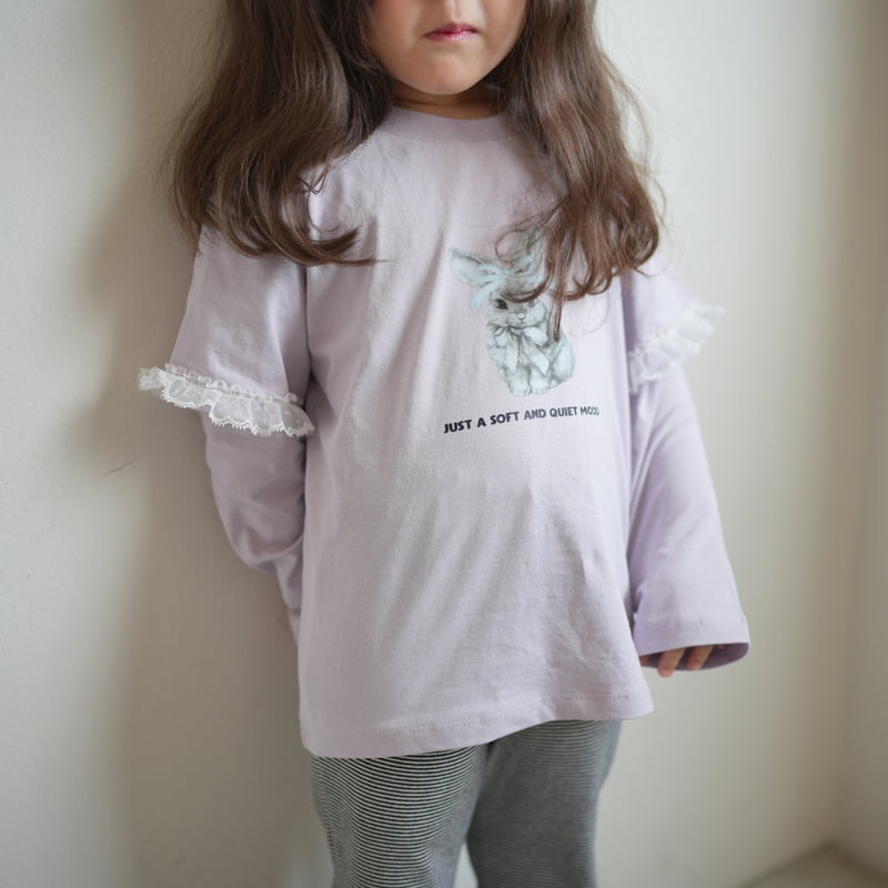 Buttercup - Korean Children Fashion - #childrensboutique - Rabbit Layered Tee - 6