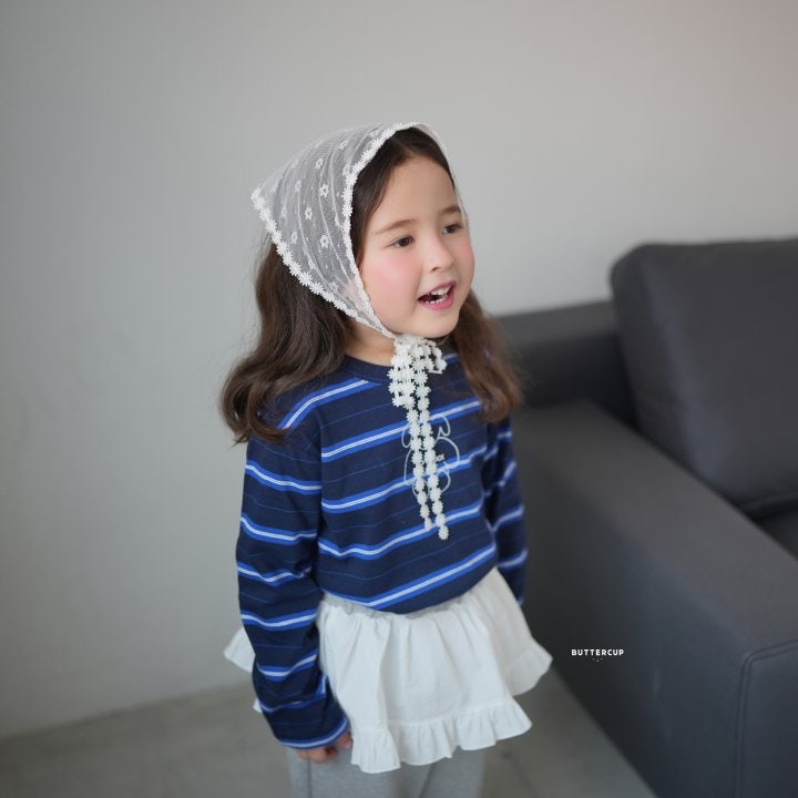 Buttercup - Korean Children Fashion - #designkidswear - Bear O’Clock Pin Tee