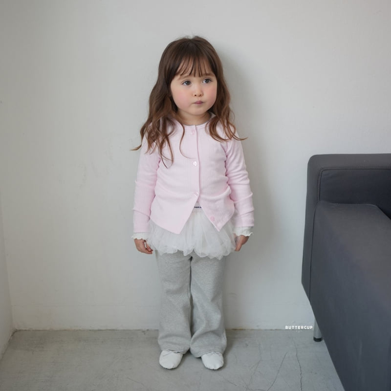 Buttercup - Korean Children Fashion - #designkidswear - Eyelet Pincot Cardigan - 6