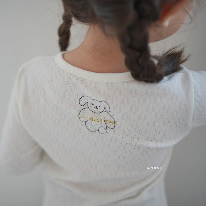 Buttercup - Korean Children Fashion - #discoveringself - Rosy Eyelet Tee - 3