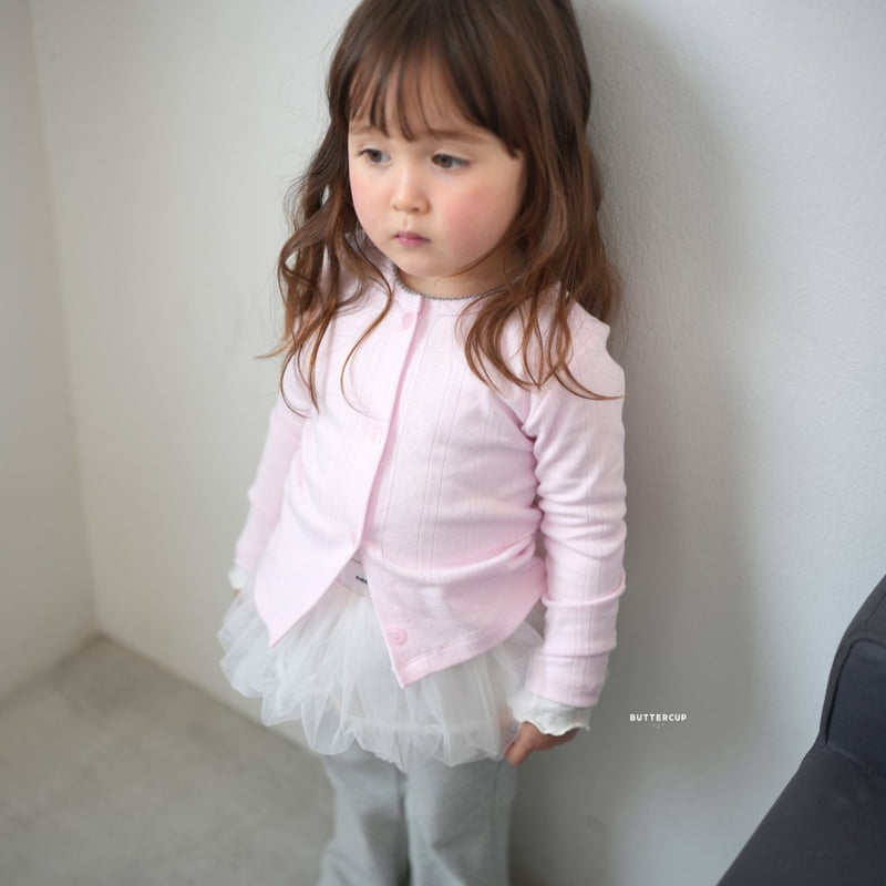 Buttercup - Korean Children Fashion - #discoveringself - Eyelet Pincot Cardigan - 7
