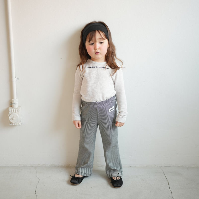 Buttercup - Korean Children Fashion - #fashionkids - Espoir Boat Neck Tee - 7