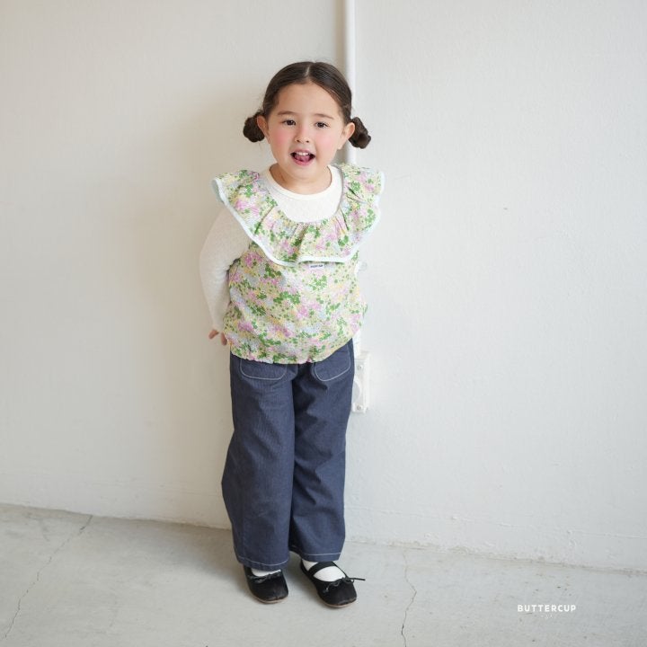 Buttercup - Korean Children Fashion - #kidsshorts - Bloom Layered Vest - 3