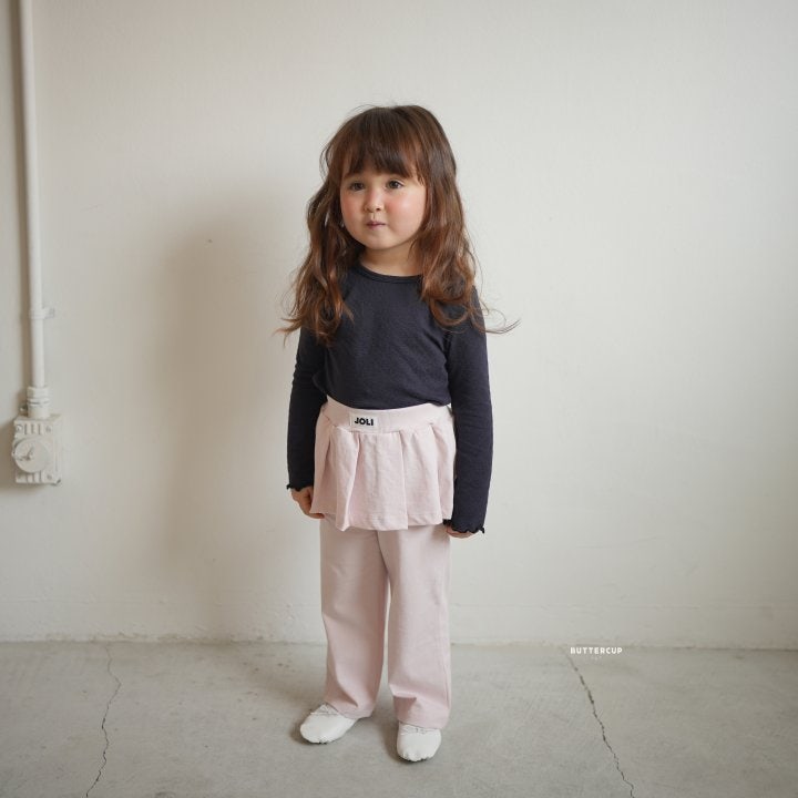 Buttercup - Korean Children Fashion - #kidsstore - Rosy Eyelet Tee - 6