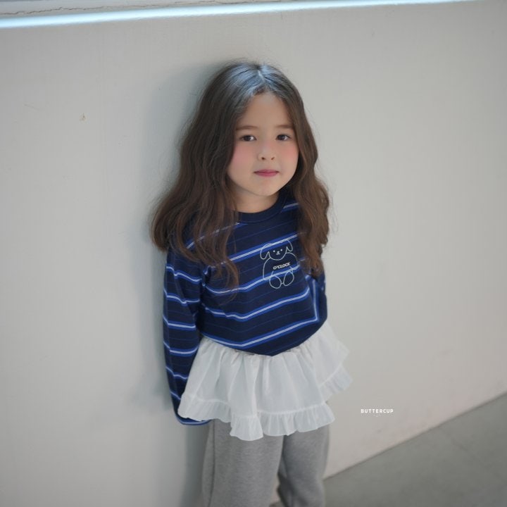 Buttercup - Korean Children Fashion - #kidsstore - Bear O’Clock Pin Tee - 5