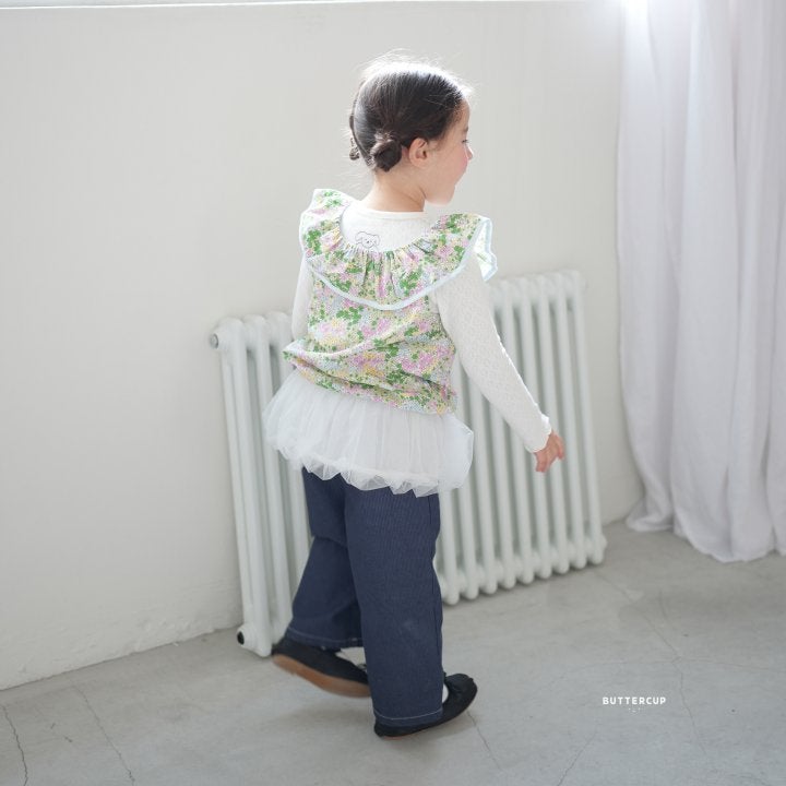 Buttercup - Korean Children Fashion - #kidsshorts - Bloom Layered Vest - 4