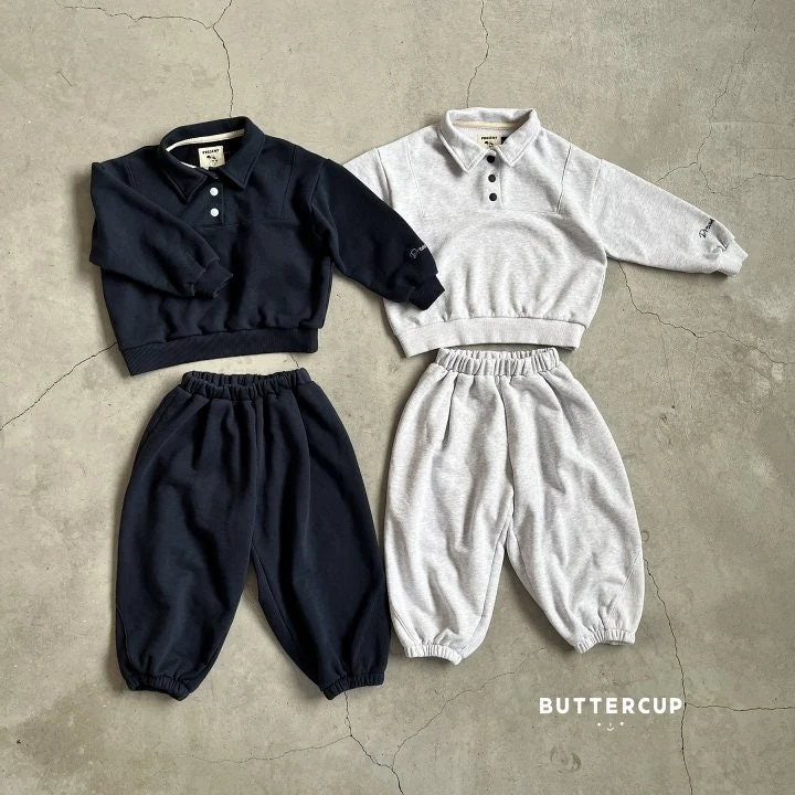 Buttercup - Korean Children Fashion - #kidsstore - Collar Snap Set - 12