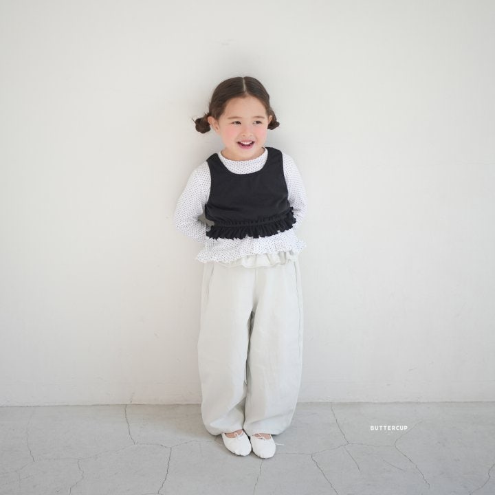 Buttercup - Korean Children Fashion - #Kfashion4kids - Eyelet Frill Top - 4