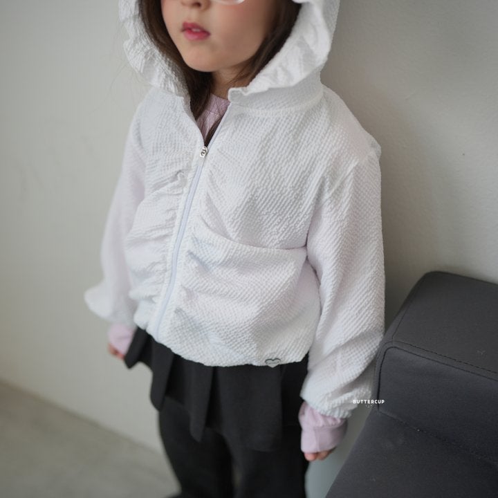 Buttercup - Korean Children Fashion - #magicofchildhood - Shirring Hood Zip-Up - 7