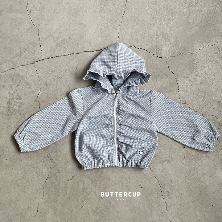 Buttercup - Korean Children Fashion - #stylishchildhood - Shirring Hood Zip-Up - 12