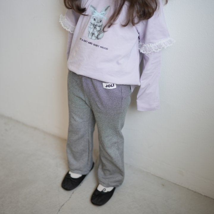 Buttercup - Korean Children Fashion - #stylishchildhood - Rib Flare Pants - 7