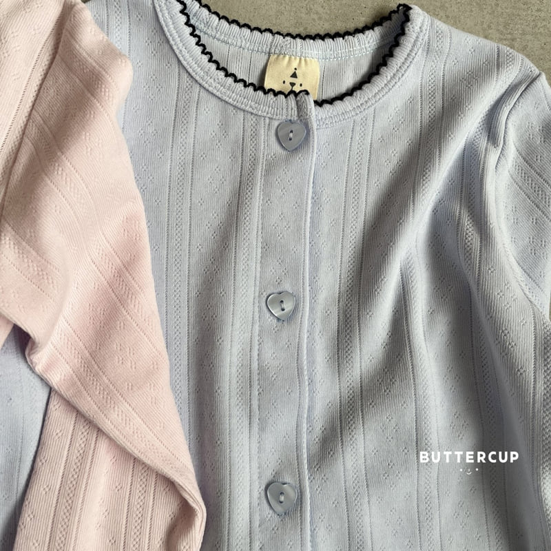 Buttercup - Korean Children Fashion - #stylishchildhood - Eyelet Pincot Cardigan - 3