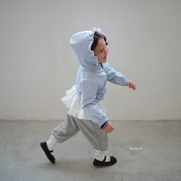 Buttercup - Korean Children Fashion - #todddlerfashion - Shirring Hood Zip-Up - 10