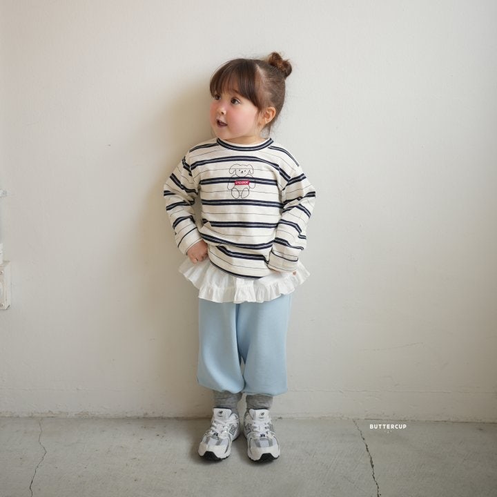 Buttercup - Korean Children Fashion - #todddlerfashion - Layered Frill Pants - 6