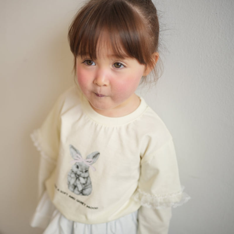 Buttercup - Korean Children Fashion - #todddlerfashion - Rabbit Layered Tee - 2