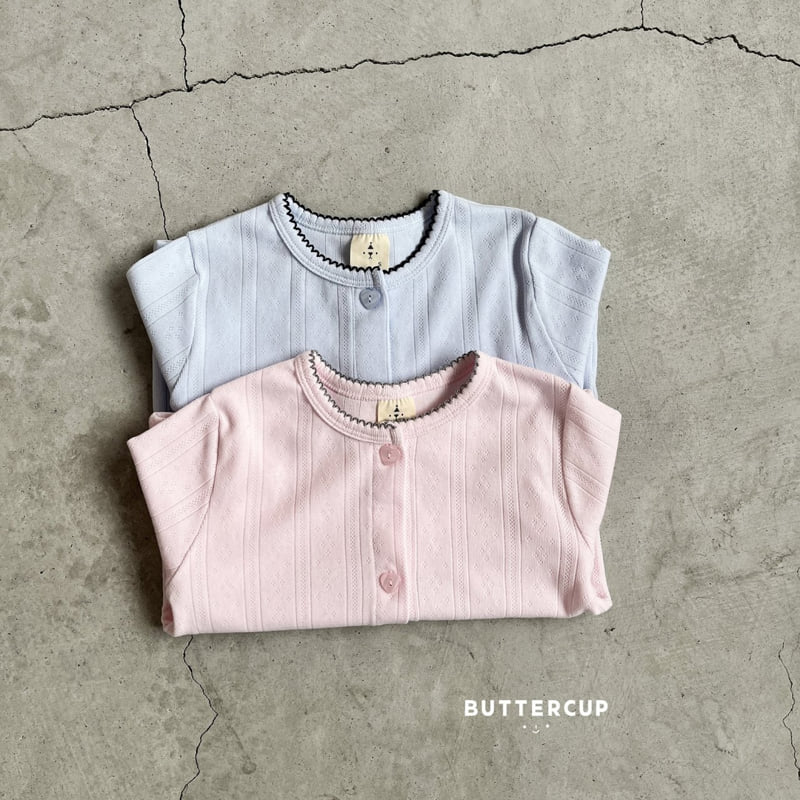 Buttercup - Korean Children Fashion - #toddlerclothing - Eyelet Pincot Cardigan - 2