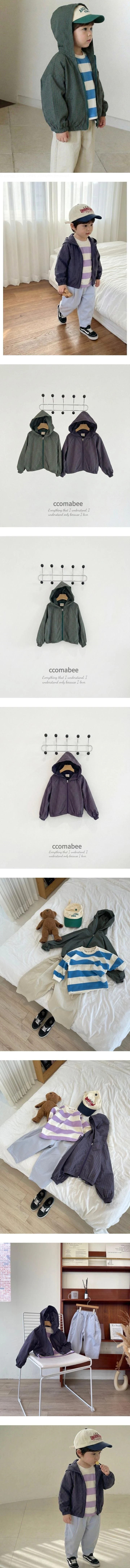 Ccomabee - Korean Children Fashion - #childrensboutique - Check Memory Windbreaker
