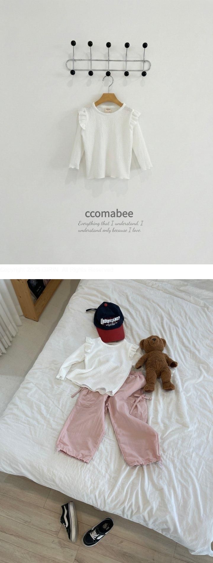 Ccomabee - Korean Children Fashion - #designkidswear - Wing Frill Top
