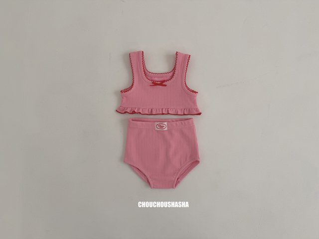 Chouchou Shasha - Korean Children Fashion - #childofig - Alice Swim Set - 3