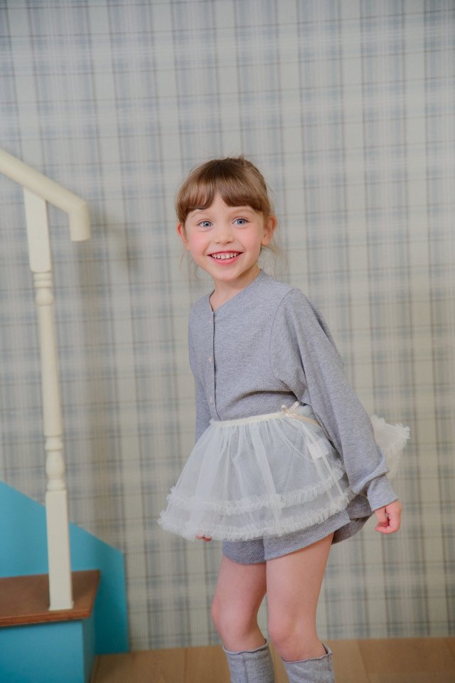 Chouchou Shasha - Korean Children Fashion - #childofig - Sha Layered Skirt - 11