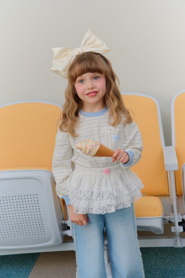 Chouchou Shasha - Korean Children Fashion - #childrensboutique - Heart Strie Tee - 12