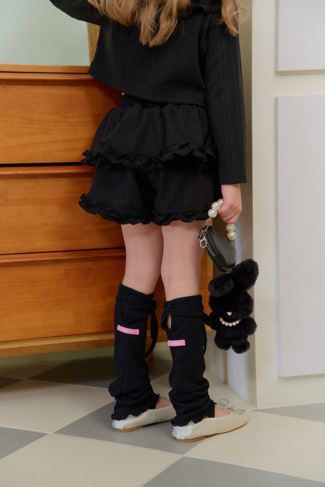 Chouchou Shasha - Korean Children Fashion - #childrensboutique - Rosie Frill Pants - 7