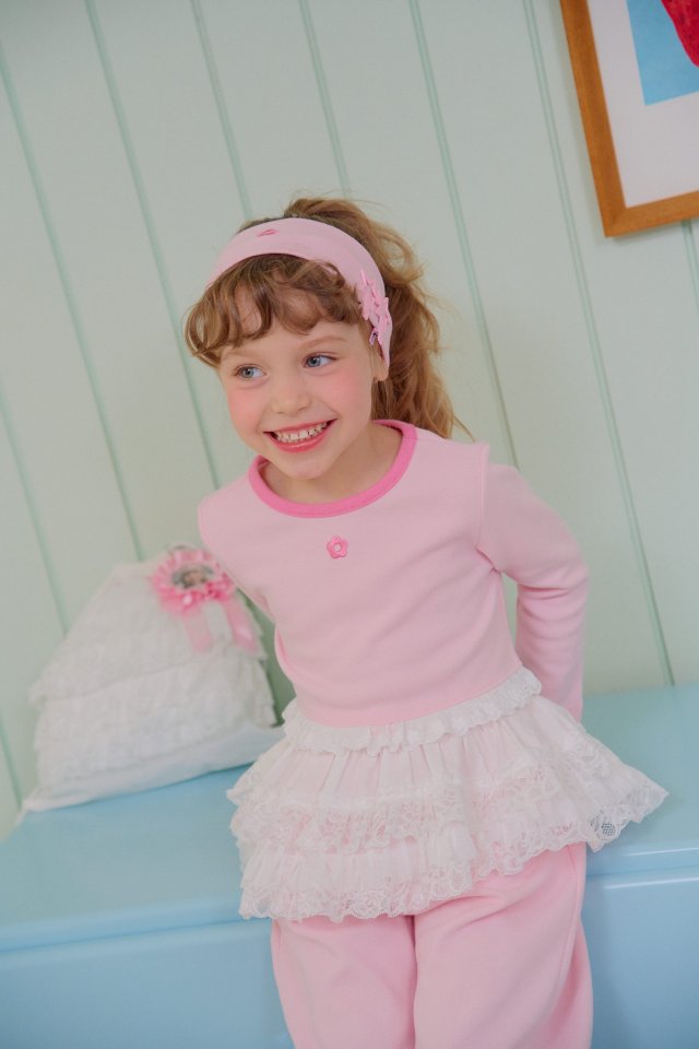 Chouchou Shasha - Korean Children Fashion - #childrensboutique - Kitsch Sticker Jogger Pants - 6