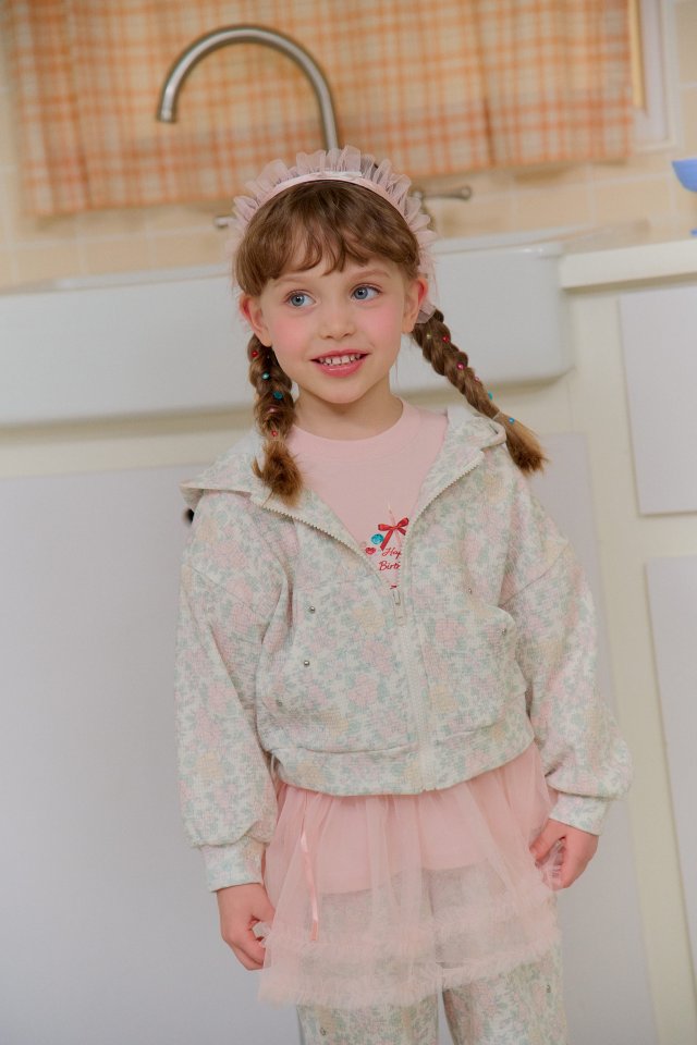 Chouchou Shasha - Korean Children Fashion - #childrensboutique - Lily Studded Hoodie - 4