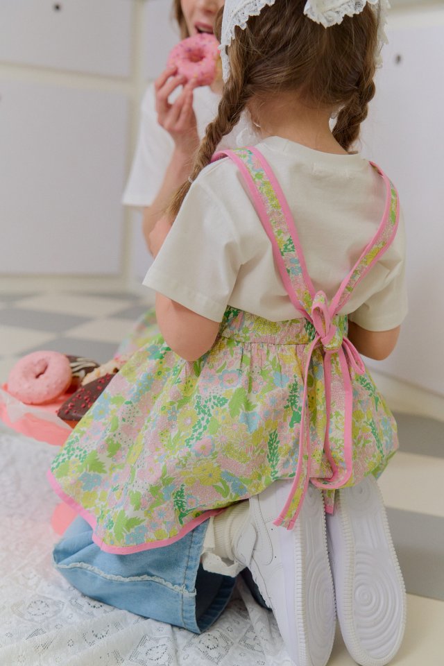 Chouchou Shasha - Korean Children Fashion - #discoveringself - Molly Apron Dress - 12