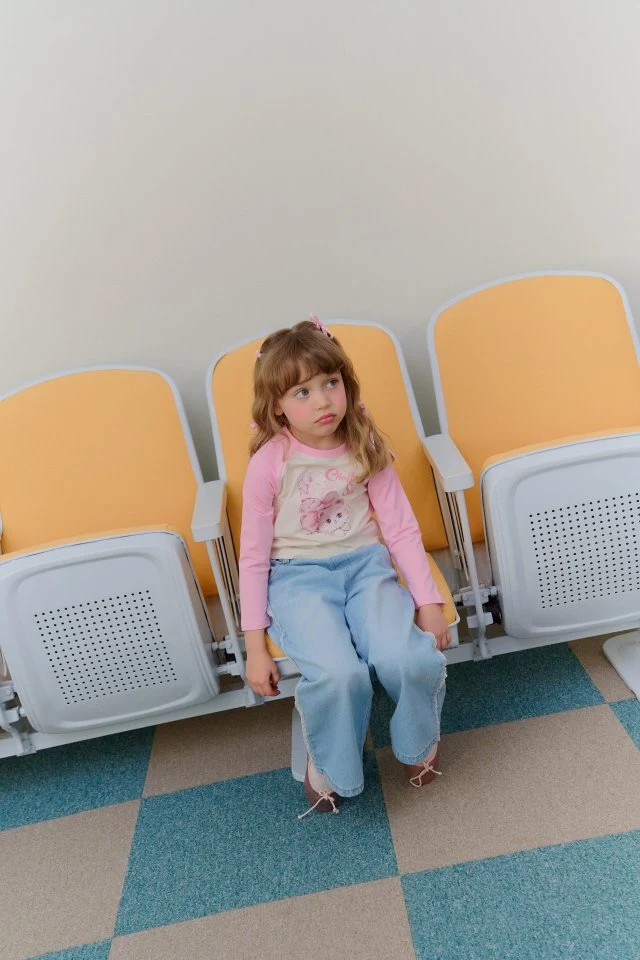 Chouchou Shasha - Korean Children Fashion - #discoveringself - Lace Denim Pants - 5